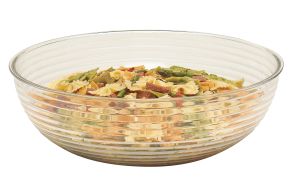 3L Clear Polycarbonate Ribbed Bowl