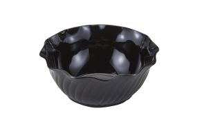 384ml Black Swirl Bowl
