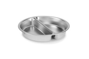 Round Divided Food Pan