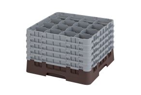 H279mm Brown 16 Compartment Camrack