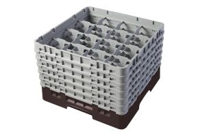 H298mm Brown 16 Compartment Camrack