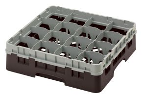 H114mm Brown 16 Compartment Camrack