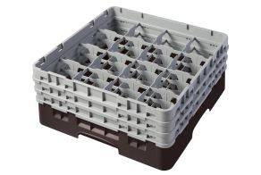H174mm Brown 16 Compartment Camrack