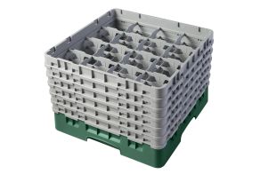 H298mm Green 16 Compartment Camrack