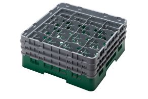 H174mm Green 16 Compartment Camrack
