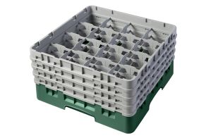 H215mm Green 16 Compartment Camrack