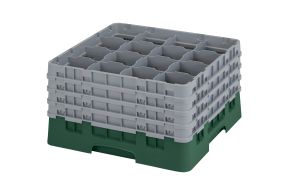 H238mm Green 16 Compartment Camrack