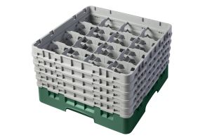 H257mm Green 16 Compartment Camrack