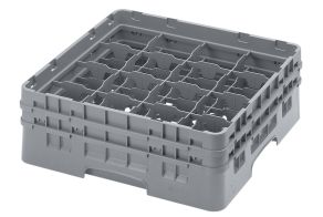 H133mm Grey 16 Compartment Camrack