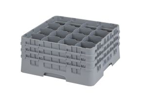 H196mm Grey 16 Compartment Camrack