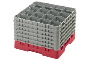 H320mm Red 16 Compartment Camrack