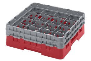 H133mm Red 16 Compartment Camrack