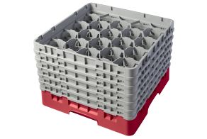 H298mm Red 20 Compartment Camrack