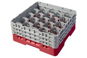 H174mm Red 20 Compartment Camrack