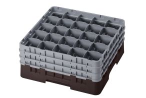 H196mm Brown 25 Compartment Camrack