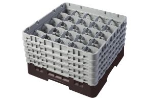 H257mm Brown 25 Compartment Camrack