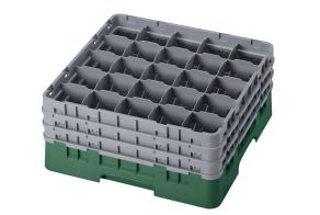 H196mm Green 25 Compartment Camrack