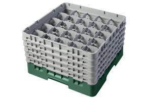 H257mm Green 25 Compartment Camrack