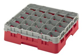 H114mm Red 25 Compartment Camrack