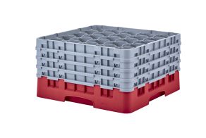H238mm Red 25 Compartment Camrack