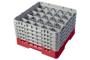 H257mm Red 25 Compartment Camrack
