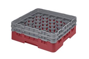 H133mm Red 30 Compartment Camrack