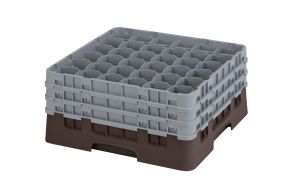 H196mm Brown 36 Compartment Camrack