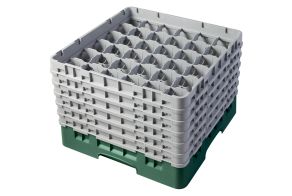 H298mm Green 36 Compartment Camrack