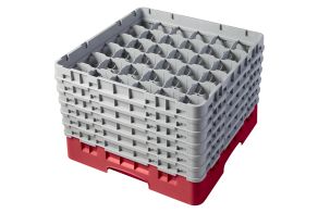 H298mm Red 36 Compartment Camrack