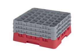 H196mm Red 36 Compartment Camrack