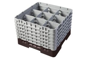 H298mm Brown 9 Compartment Camrack