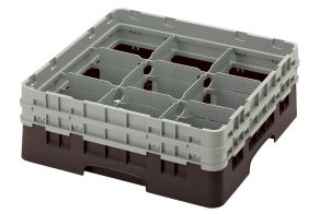 H133mm Brown 9 Compartment Camrack