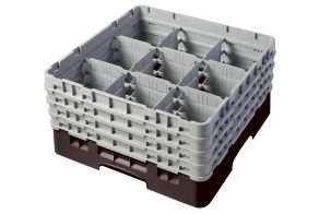 H215mm Brown 9 Compartment Camrack