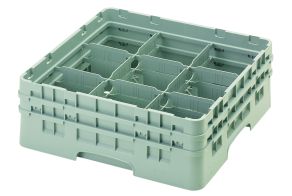 H133mm Grey 9 Compartment Camrack