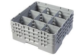 H174mm Grey 9 Compartment Camrack