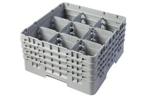 H215mm Grey 9 Compartment Camrack