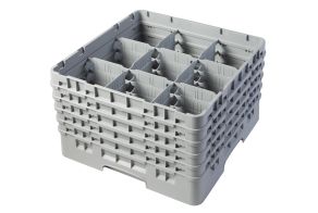 H257mm Grey 9 Compartment Camrack