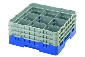 H174mm Navy 9 Compartment Camrack