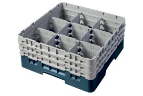 H174mm Teal 9 Compartment Camrack