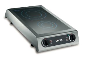 Lincat Specialist Electric Counter-top Induction Hob - 2 Zones - W 350 mm - 3.0 kW