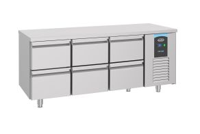 700 REFRIGERATED COUNTER 6 DRAWERS ENERGY LINE