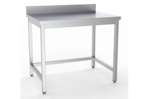 600 WORKTABLE OPEN FRAME UPSTAND FLAT PACKED 1800