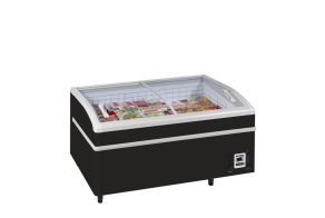 SHALLOW 150B-F Black Supermarket Freezer