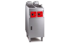 FriFri Super Easy 422 Electric Free-standing Twin Tank Fryer without Filtration - 2 Baskets - W 400 mm - 2 x 7.5 kW - Three Phase