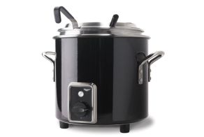 Black Heat and Hold Retro Soup Kettle