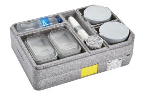 Tablotherm GoBox™ with Insulated Rectangular Dishware