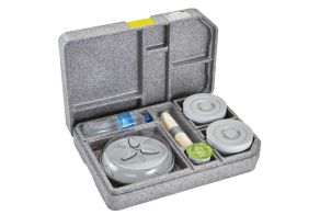 Tablotherm GoBox™ Insulated Tray with 2-Compartment Porcelain Dishware