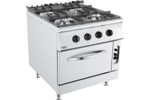 BASE 900 GAS STOVE 4 BU. WITH GAS OVEN