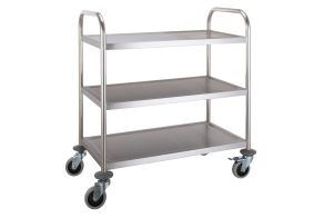 TROLLEY FLAT-PACKED 3 SHELVES