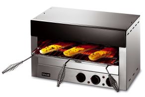 Lincat Lynx 400 Superchef Electric Counter-top Infra-Red Grill with Rod Shelf & Spillage Pan - W 552 mm - 3.0 kW